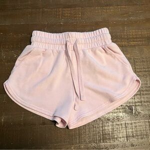 Fabletics Pink Cozy Lounge Shorts